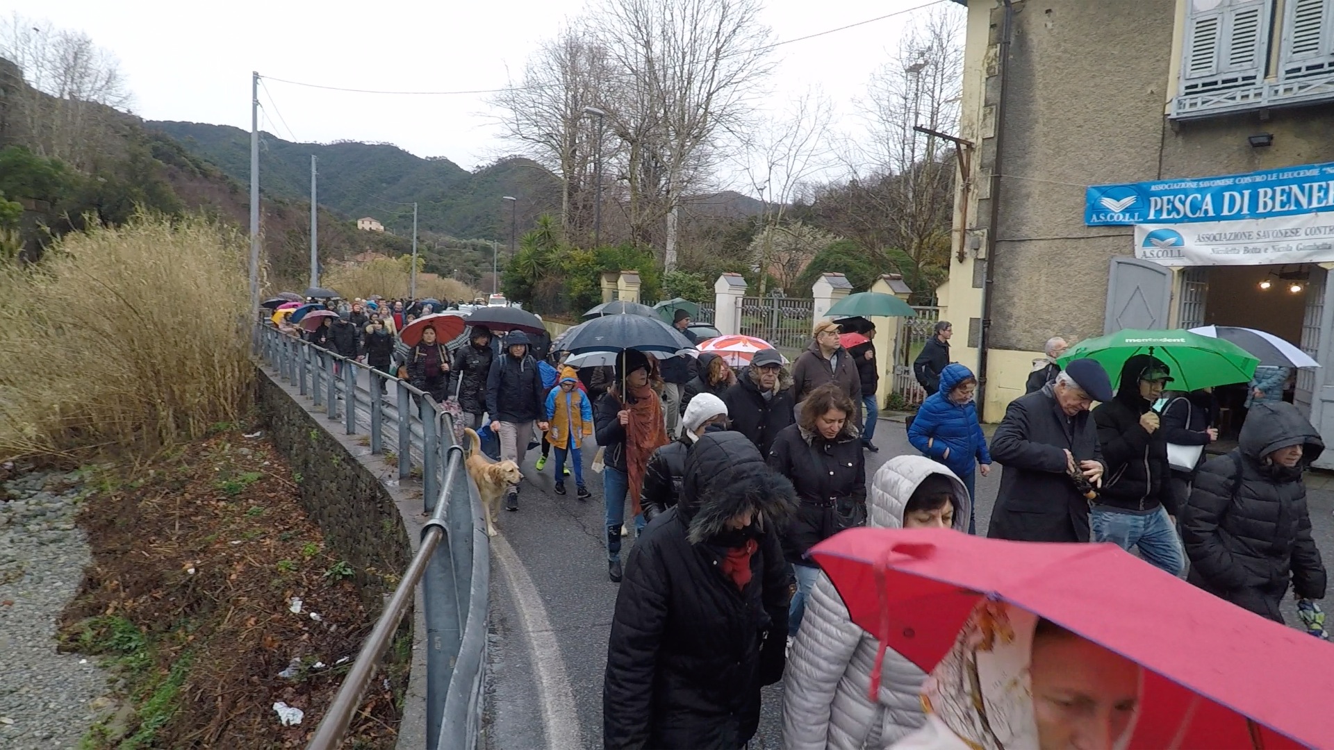 La pioggia non ferma i savonesi verso il Santuario